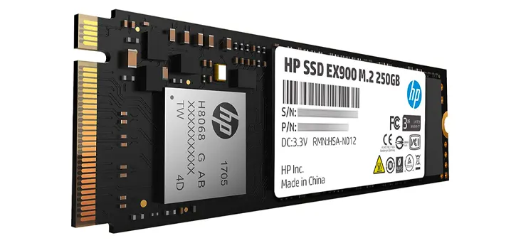 P EX900 M.2 250GB PCIe NVMe SSD